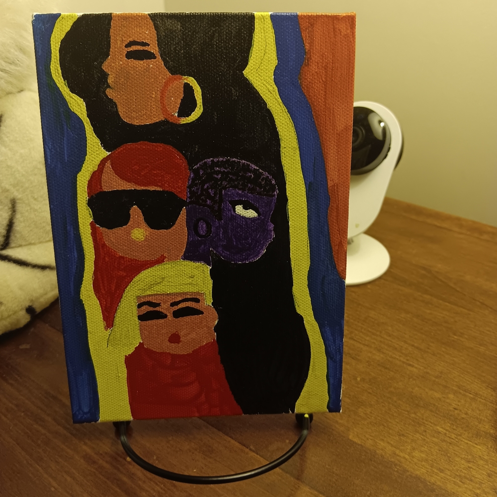 Colorful Abstract Art Canvas - Picture 2 of 2